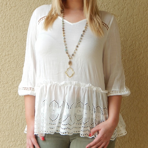 Tops - Boho Lace Top